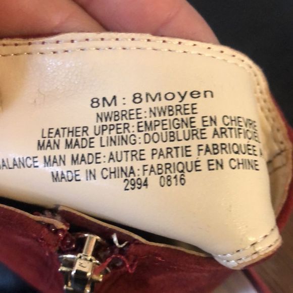 🔴 2 for $25 Nine West Block Heel Lace-up Leather Sandal size 8 - Picture 5 of 9